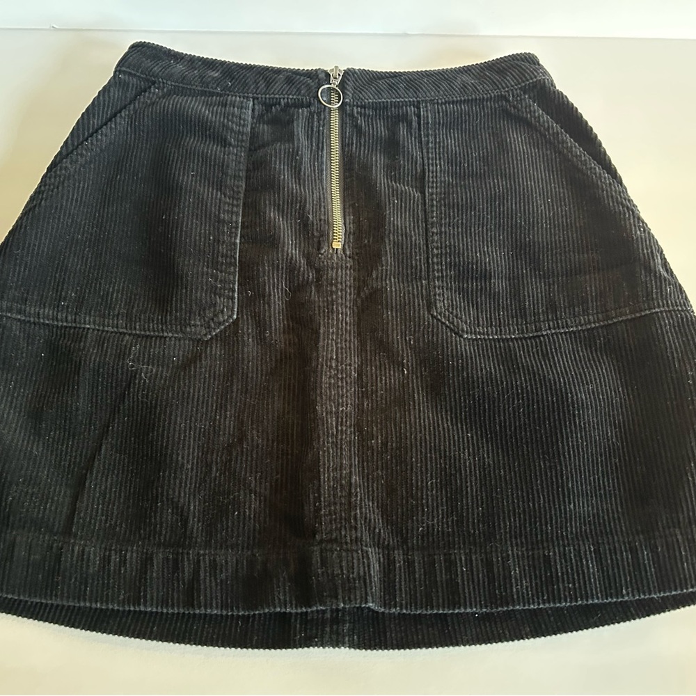 BP Black Corduroy Mini Skirt size XS